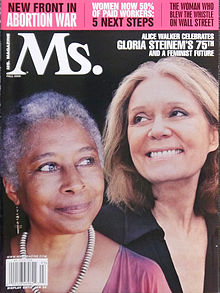 With Gloria Steinem on the Fall 2009 Cover of Ms. magazine