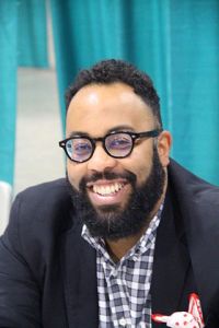 2015, Kevin Young at Library of Congress National Book Festival September 5, 2015 Washington, DC, by fourandsixty, CC BY SA 2.0