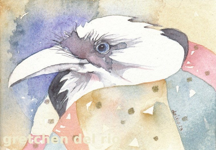 watercolor aceo 8/2013